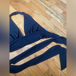 Nasty gal wrap halter top